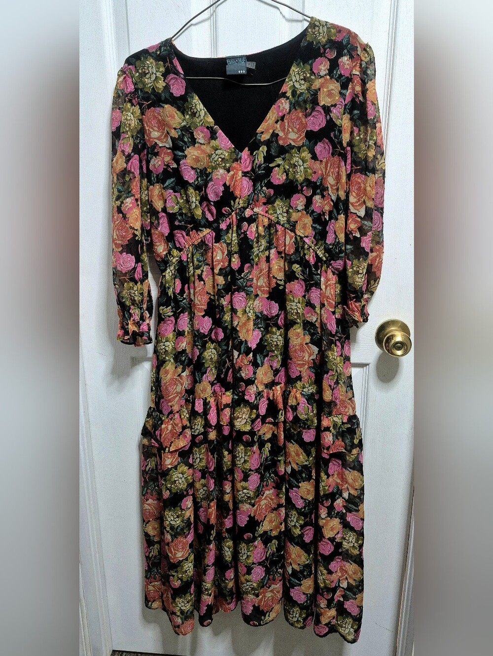 Stunning BOHO style Gaby Skye maxi dress Size 14. Perfect for all 3 seasons.